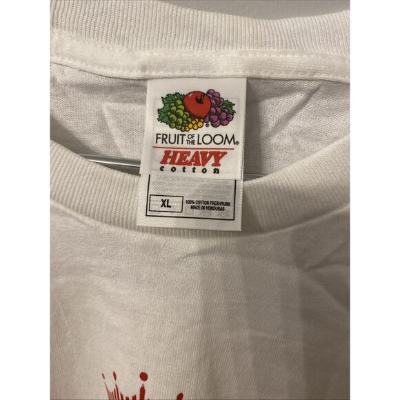 Vintage 2000s Budweiser Beer Promo Graphic T Shirt Men's XL White Rare - Picture 4 of 5